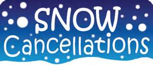 snow cancellations